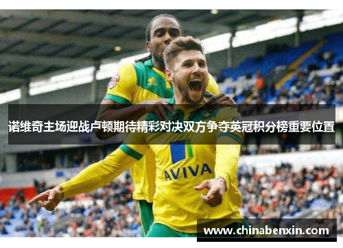 诺维奇主场迎战卢顿期待精彩对决双方争夺英冠积分榜重要位置